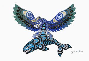 Joe Wilson-Thunderbird And Killer Whale